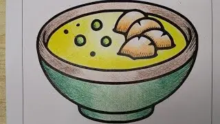 &ldquo;Coloring Porridge with Colored Pencils | Relaxing Food Art Drawing&rdquo;