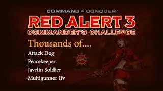 RED ALERT 3-command and conquer- Thousands of Dog-Peacekeeper-Javelin Soldier-Multigunner.Ifv