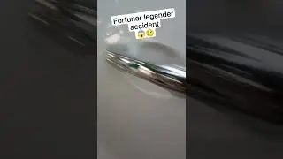 New Fortuner legender accident on highway 😱😰 #fortuner #viral #shortvideo #viralshort #car #toyota.