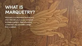 What is marquetry?