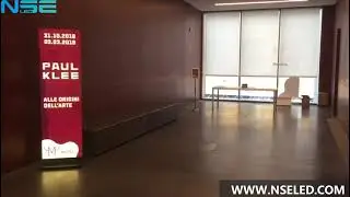 Freestanding Portable LED Poster Screen Case Share from NSE