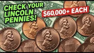 TOP 10  VALUABLE PENNIES IN THE WORLD! ULTRA RARE LINCOLN PENNIES THAT COULD MAKE YOU A MILLIONAIRE,