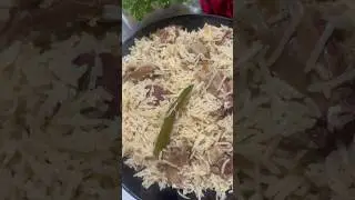 White mutton pulao recipe 🤤 #whitepulao #ytshorts