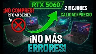 Las 2 MEJORES LAPTOPS GAMING RTX 5060 Calidad Precio 2026 💻 &iexcl;No compres sin ver esto!
