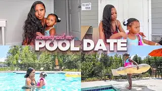 MOMMY & ME POOL DATE : Get Ready With Us , Packing Snacks + Life Update