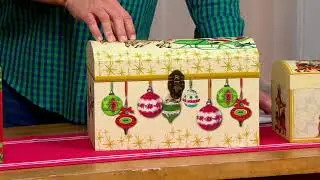 Mr. Christmas Set of 2 Nostalgic Storage Trunks on QVC