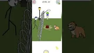 Thief Puzzle - L 20 to 21 - (Weegoon) - Funny Stickman Brain Puzzle Game - #Shorts