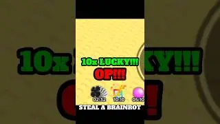 10x LUCKY IS INSANE!!! 🍀🍀🍀Steal a Brainrot! #stealabrainrot #roubeumbrainrot #roblox