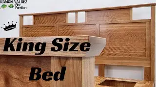 King Size Bed with Hidden Compartments - Finished Shots!