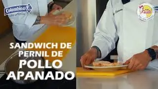 Receta Sandwich de pernil apanado