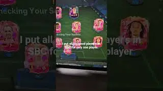 I put all my good player's in SBC for only one player🥹🥹 #scsi #FC26#football