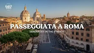 PASSEGGIATA ROMANTICA in the Vicoli of Rome 💌 Italian Romantic Classics & Nostalgic Vibes