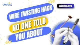No More Hand Fatigue! Use a Pin Vise to Twist Wire Fast & Even.