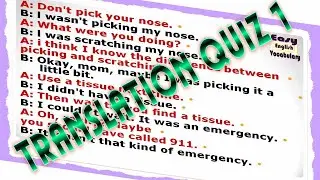English Translation Quiz 1: Everyday Conversations