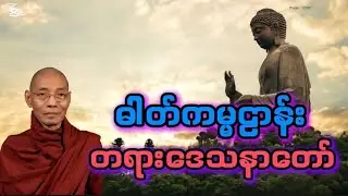 .ဓါတုကမ္မဠာန်း. တရားဒေသနာတော် #ပါချုပ်ဆရာတော်ကြီး@သောတာပန် 