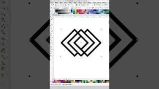 corel draw tutorials for beginners Corel Draw уроки для начинающих #shorts # 183