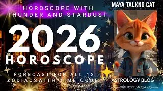 2026 Horoscope With Thunder and Stardust for all 12 zodiacs