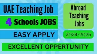 uae teaching job | 2024-2025  @abroadteacherjob  #job #dubaijobs