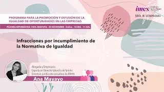 🟣 DIRECTO - Infracciones por el incumplimineto de la Normativa de Igualdad