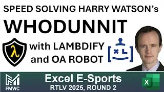 Speed solving Whodunnit by Harry Watson (Road to Las Vegas 2025, Round 2)
