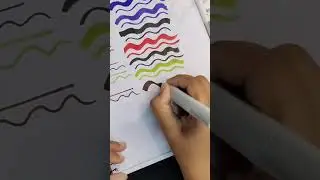 #shorts Brustro Alcohol marker unboxing review||twin tip alcohol marker||#marker #alcoholmarker