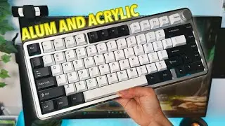 This Keyboard is Aluminum And Acrylic (KiiBoom Breeze 75)