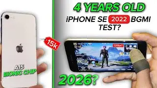 iPhone SE 2022 5g in 2026 BGMI Test🔥 BATTERY? FPS? 