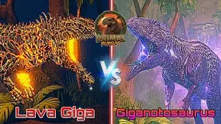 Giga VS Lava Giga,Which one is better? | #primalpursuit #roblox 