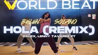 Hola (Remix) - Dalex, Lenny Tavarez | Coreografía Belen Solano | #rgton