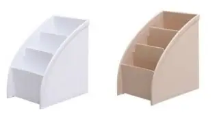 Plastic desktop storage box cellphone holder tv remote control stand box