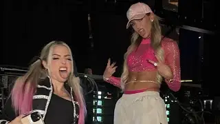 Charlotte Flair and Alexa Bliss having fun together compilation #wwe #crownjewel #shorts 