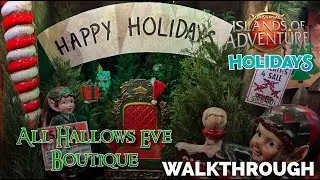 All Hallows' Eve Christmas Tree Graveyard Boutique 2024 at Islands of Adventure