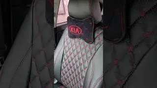 Киа Рио - Чехлы с красной строчкой