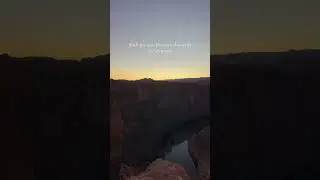 📍 Horseshoe Bend in Arizona 🏜️#travel #arizona #flying  #hikingadventures #hiking