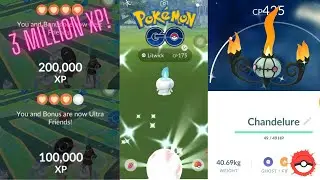OVER *3 MILLION XP* In ONLY *30 MINUTES* in Pokemon Go! | Litwick Community Day