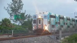 TRI-RAIL CABCAR 501 RETURNS On TRAIN P636 At BOYNTON CANAL! 5-31-22