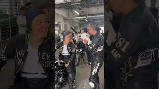 【Harley-Davidson】Japanese amateur vintage racing organization AVCC! Scenery inside the paddock