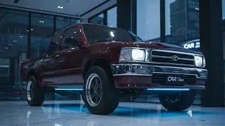 1990 Toyota Pickup Fully Modified in Dark Maroon | Classic Legend Reborn