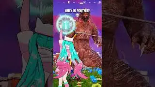 GODZILLA AND MIKU ARE BESTIES #fortnite #fortniteclips #miku #godzilla