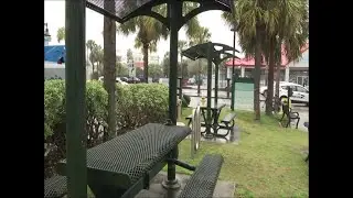 IOP gives $15,000 to improve public seating area which has fallen apart
