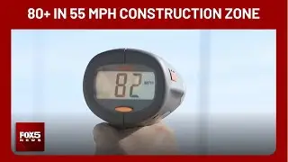 Drivers seen going over 80 in 55 mph construction zone on 215 beltway