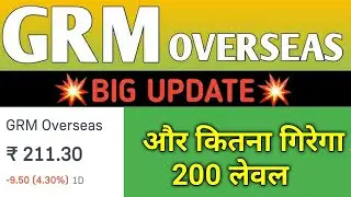GRM Overseas Ltd Stock | How To Analysis Best Stock for Investment | Stock Market
