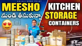*meesho*  లో తీసుకున్న useful కిచెన్ storage containers|meesho storage containers