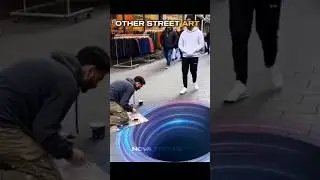 OTHERS STREET ART VS This one 🥶👍#trollface #trollfaceedit #shorts #cr7