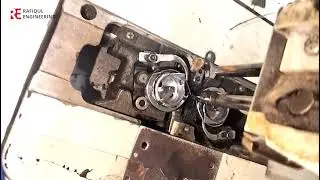 Two Needle Sewing Machine | Rotary Hook Timing Adjustment, #rafiqulengineering #sewing