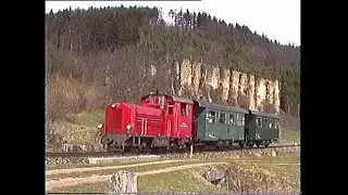 Als man nach Gresten noch auf schmaler Spur fuhr ..
