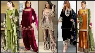 2026 latest Velvet Suit Design For Girl | Winter Suit Design  #velvetsuitdesign #winterdress