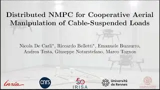 Distributed NMPC for Cooperative Aerial Manipulation of Cable-Suspended Loads