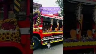 Ang Ganda ng float flower parade Dito sa baguio city para sa panagbenga festival