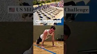 🇺🇸US Army Military Push Up Challenge💪🏻Try this! #pushups #usarmy #pushupchallenge #shorts #fitness